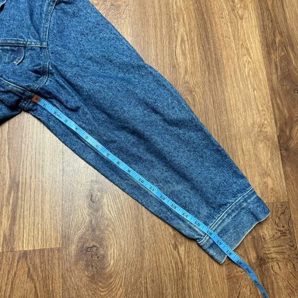 Lee Riders Vintage Jean Jacket 90s Y2K Mens Unisex XL Trucker Cotton Denim - Picture 12 of 12